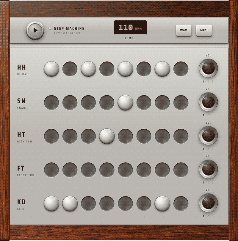 Image of the Step Machine beat maker